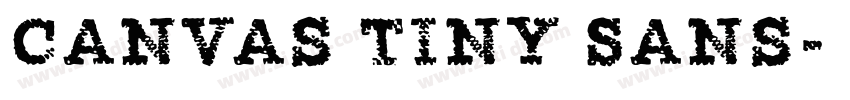 Canvas Tiny Sans字体转换 Canvas Tiny Sans字体转换